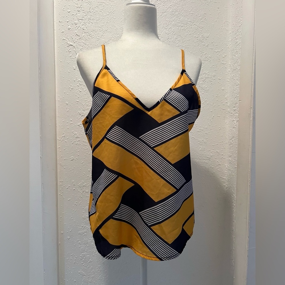 SHEIN Yellow and blue Camisole size Large